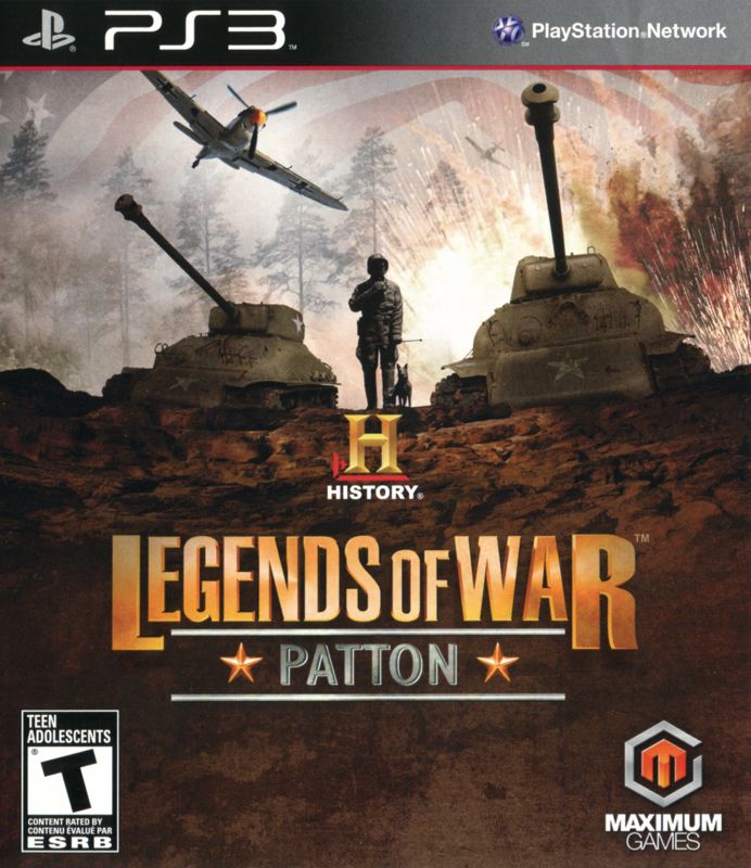 Legends of War: Patton box art for Playstation 3